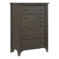 5 Drawer Farmhouse Wood Chest P9686