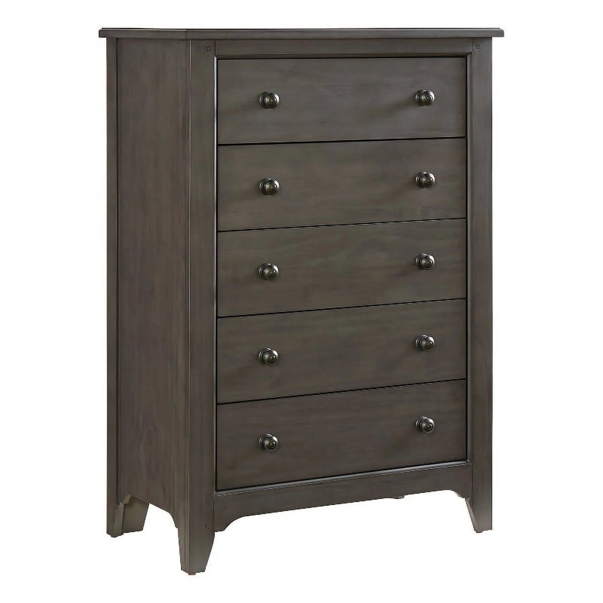 5 Drawer Farmhouse Wood Chest P9686