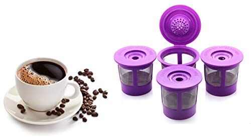 4 Pack Reusable K Cups Coffee Filter Pod for Keurig U960