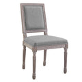 Light Grey Fabric Side Chair K4439