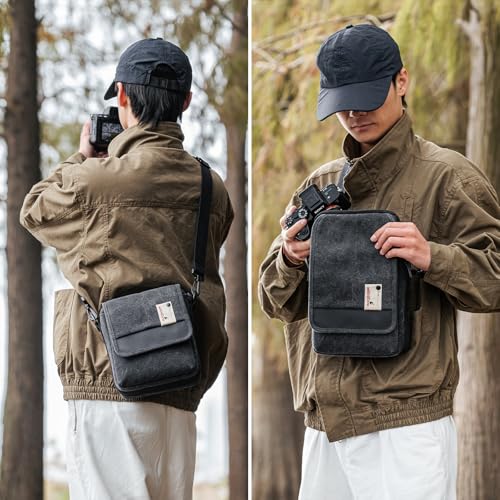 Small DSLR Camera Shoulder Bag Waterproof Messenger Bag Crossbody Case A11040