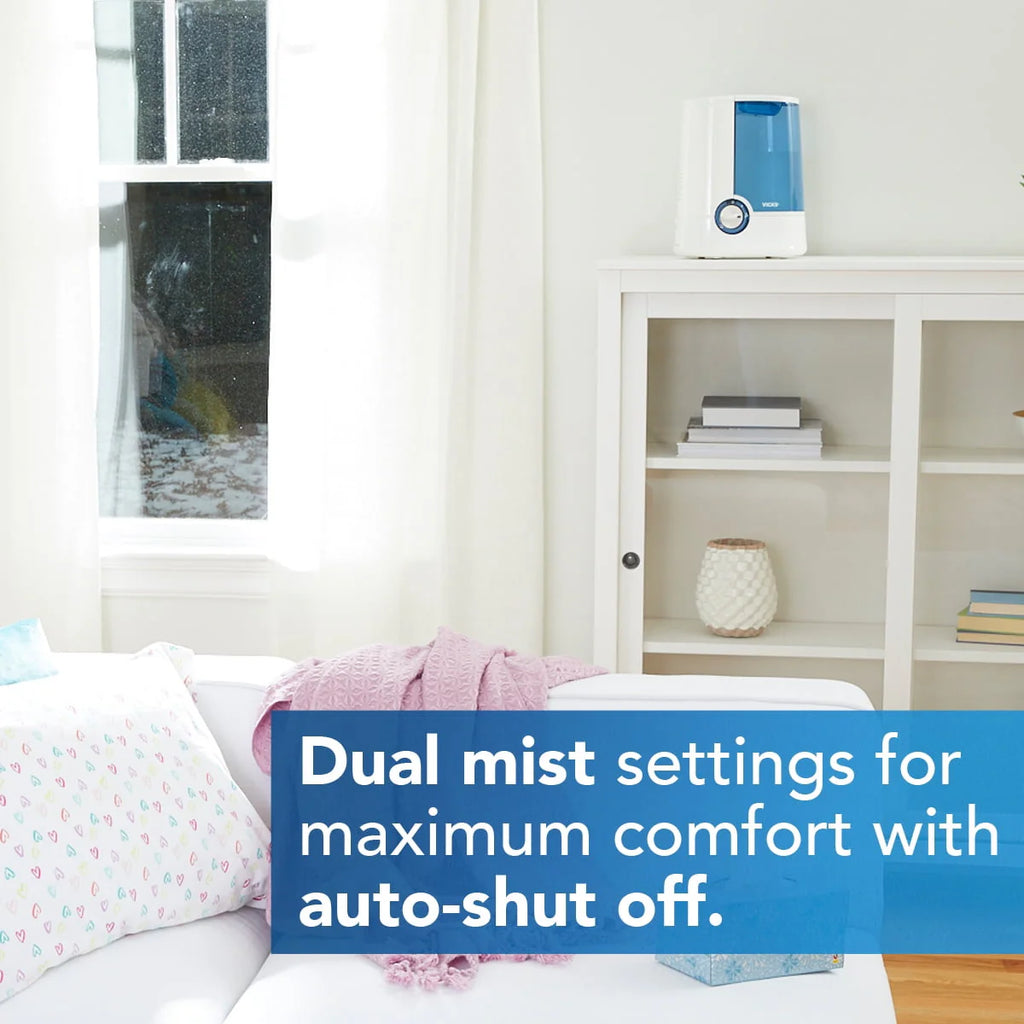 Blue Warm Mist Humidifier Q297435