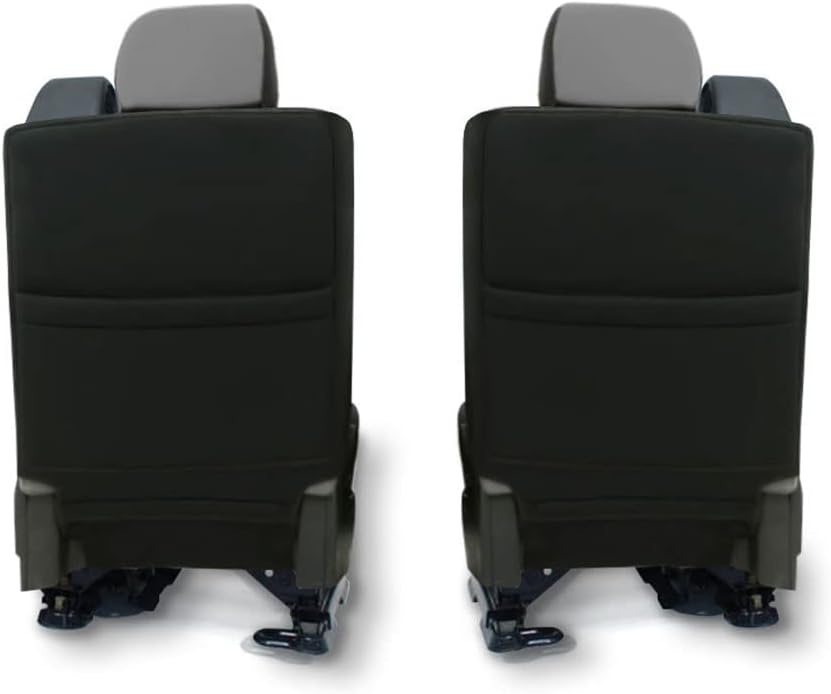 Custom Fit Neoprene Car Front Seat Covers Gray & Black P154