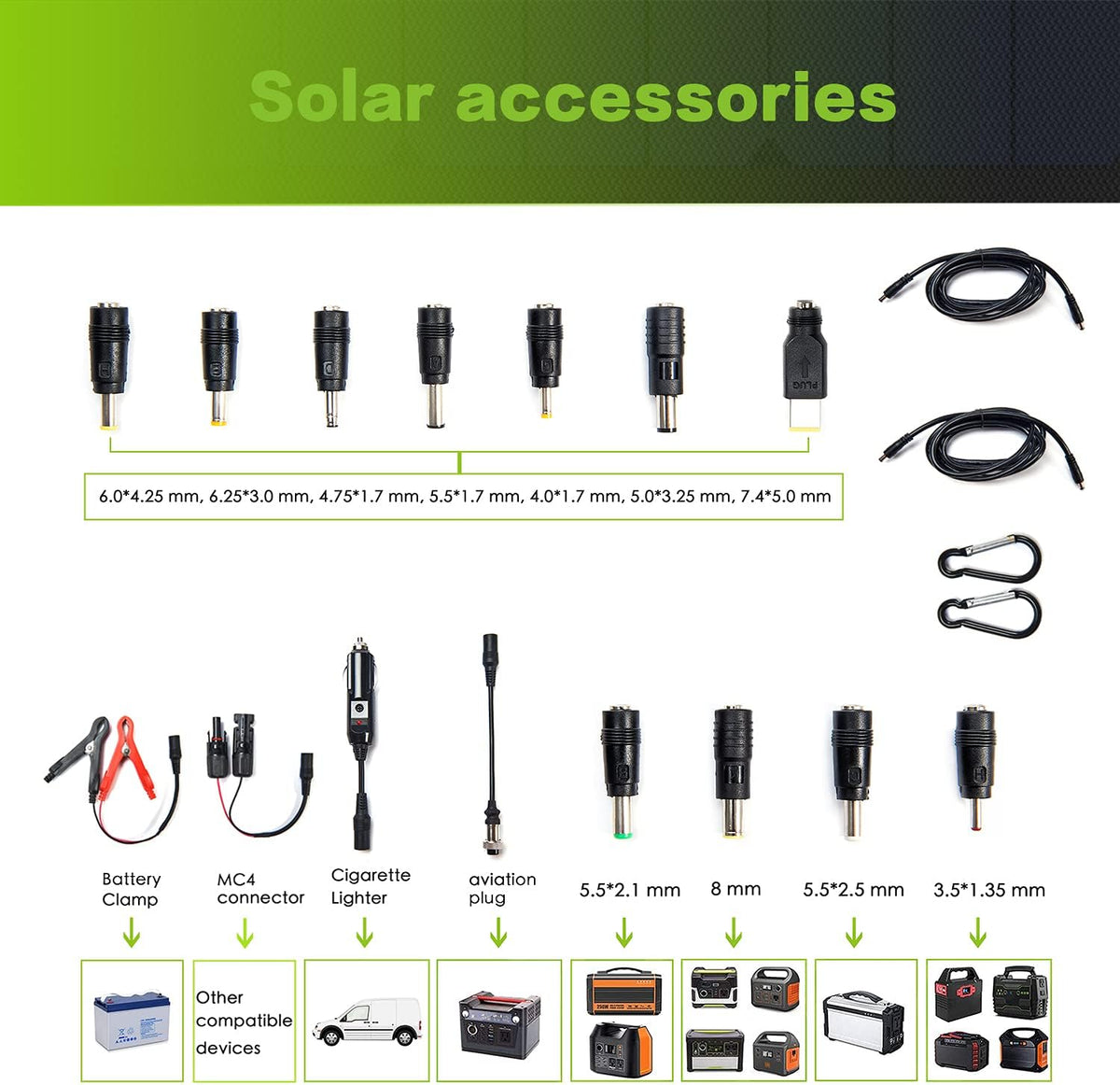 60W Foldable Portable Solar Panel Charger Kit with Dual USB Ports X9745
