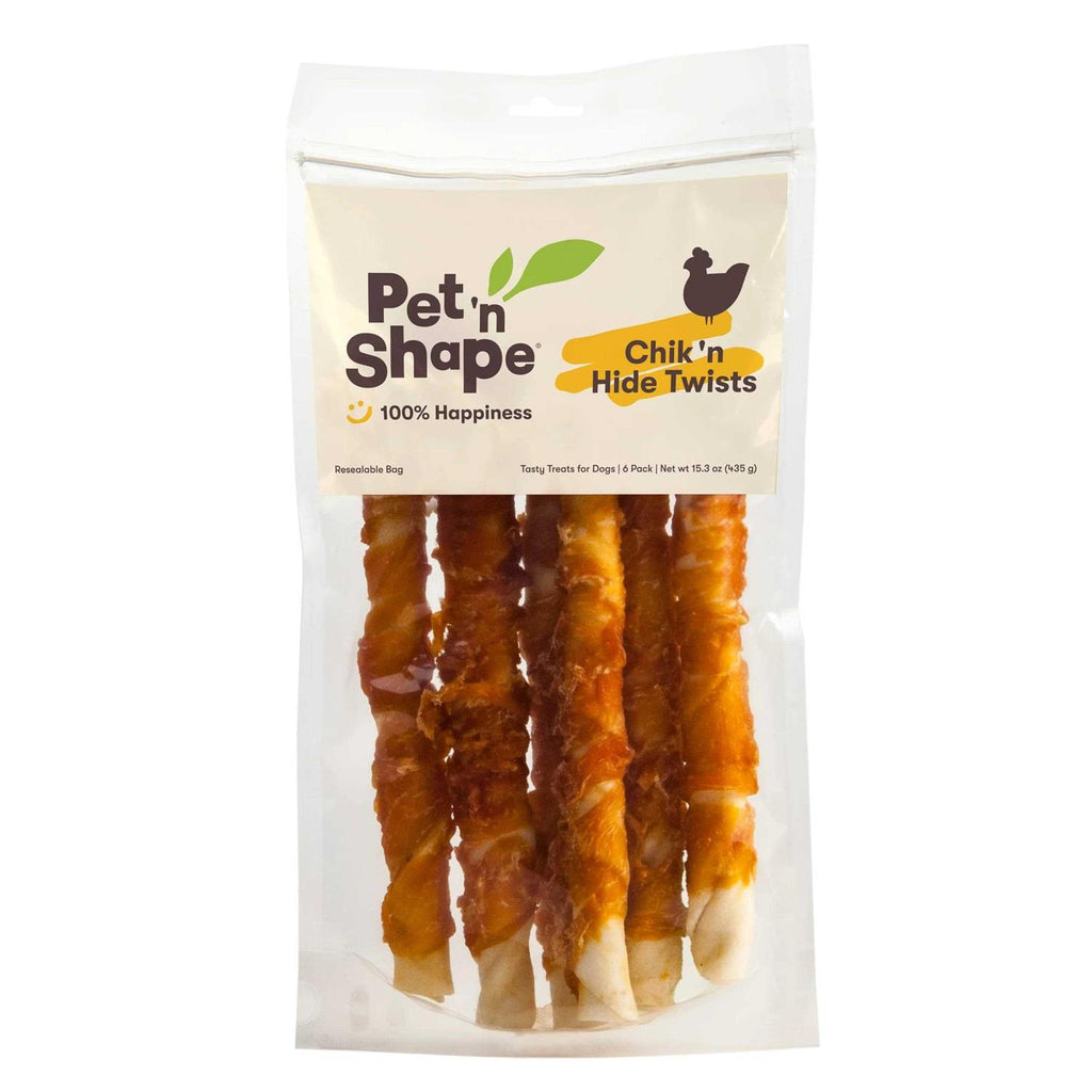 Chicken Hide Twists Dog Treats B97796