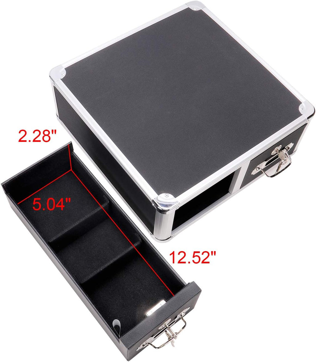 Black 4 x 6 Double Drawer Index Card Cabinet E567076