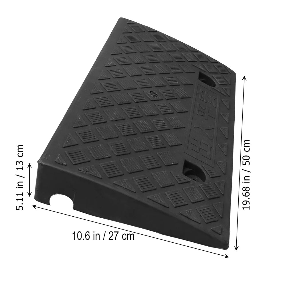 Portable Heavy Duty Hard Plastic Curb Ramp 50x27x13cm L993