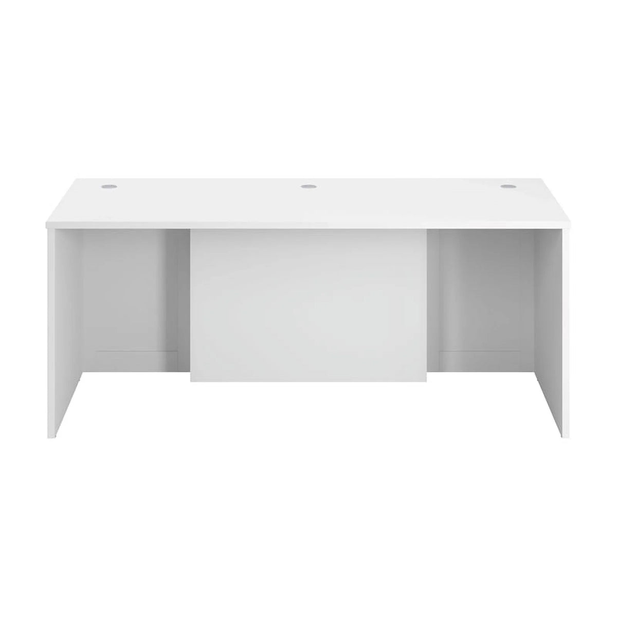 White Engineered Wood Executive Desk R37282