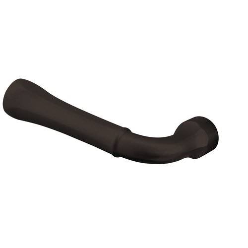 Satin Brass and Brown Single Left Hand Estate Lever Y871081