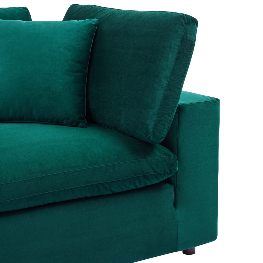 Green Velvet Accent Chair I7794