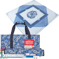 166 Quality White Tiles Mahjong Game Set with Blue Printed Carrying Bag O481