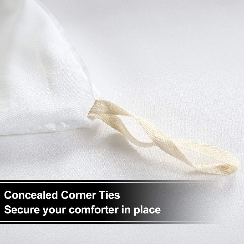 White Queen 4 Piece Microfiber Bed Sheet Set P343221