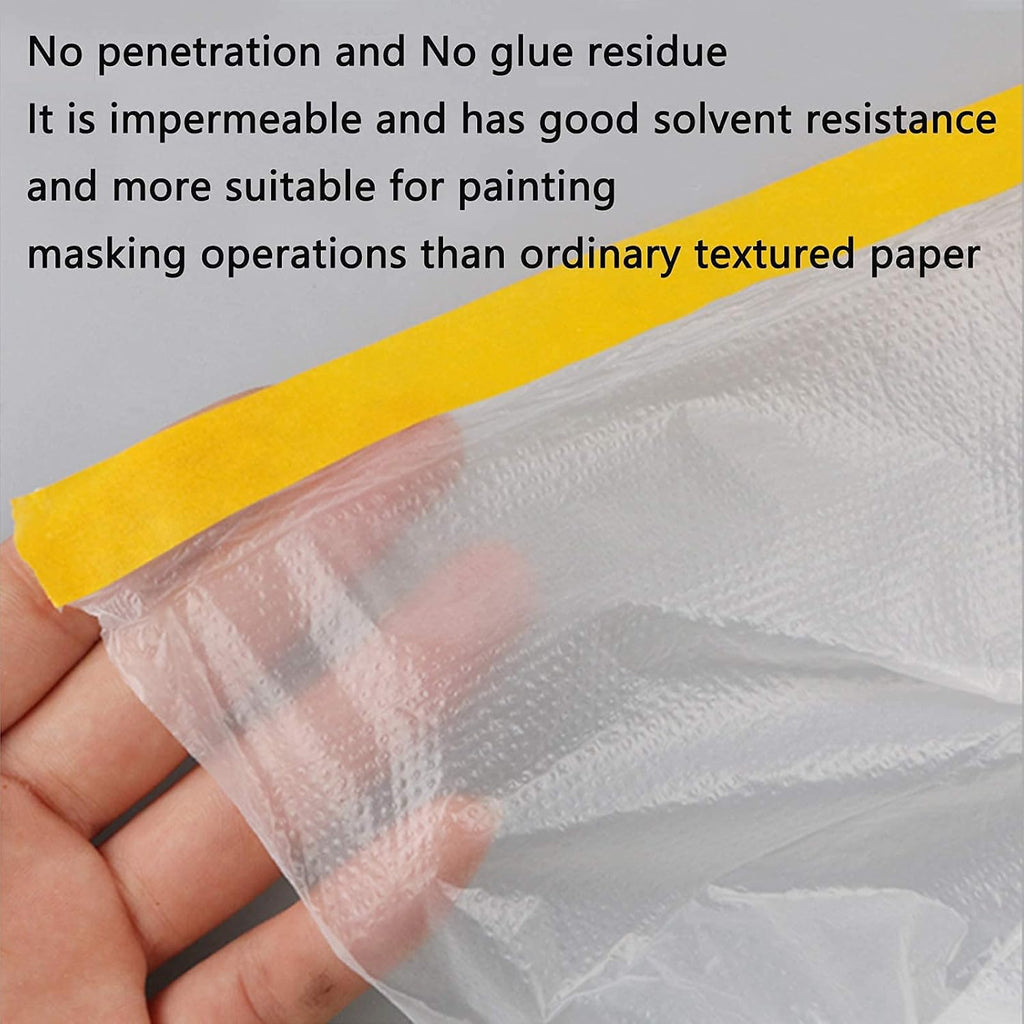 6 Rolls Masking Film Plastic Painting Sheeting E6410