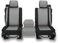 Custom Fit Neoprene Car Front Seat Covers Gray & Black P154