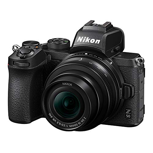Compact mirrorless camera with wide-angle and telephoto zoom lenses Q492625