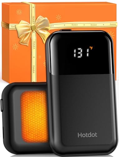 Rechargeable Electric Hand Warmers with Heat Levels and Display V3392