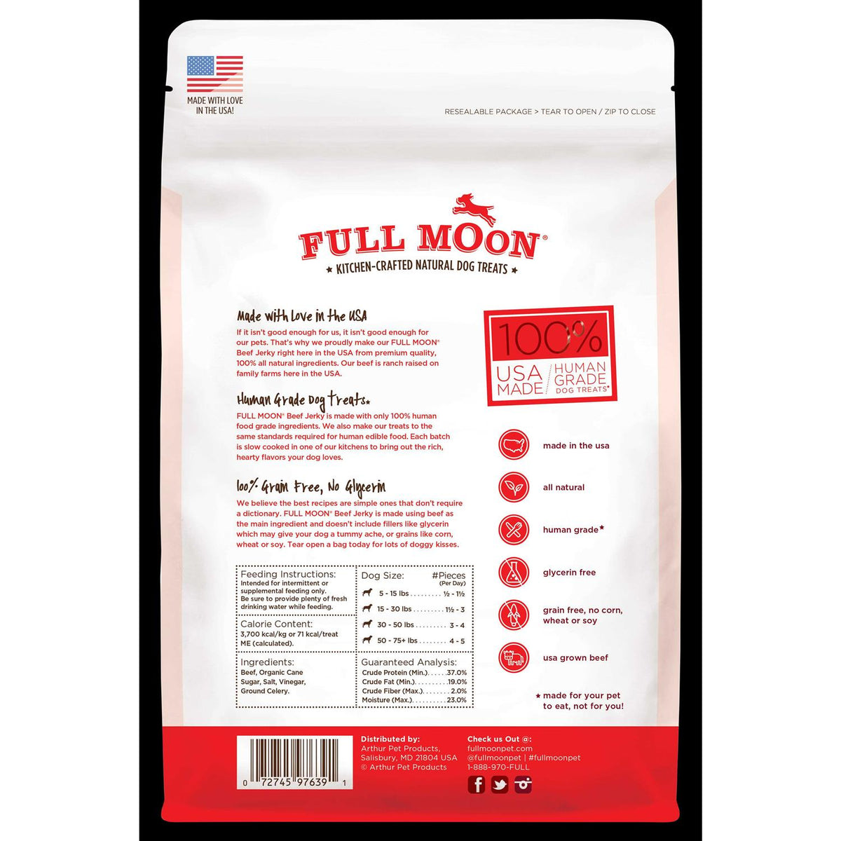 Beef Jerky Dog Treats W12875