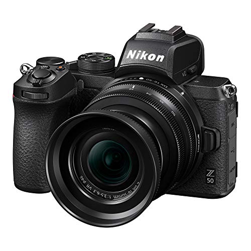 Compact mirrorless camera with wide-angle and telephoto zoom lenses Q492625