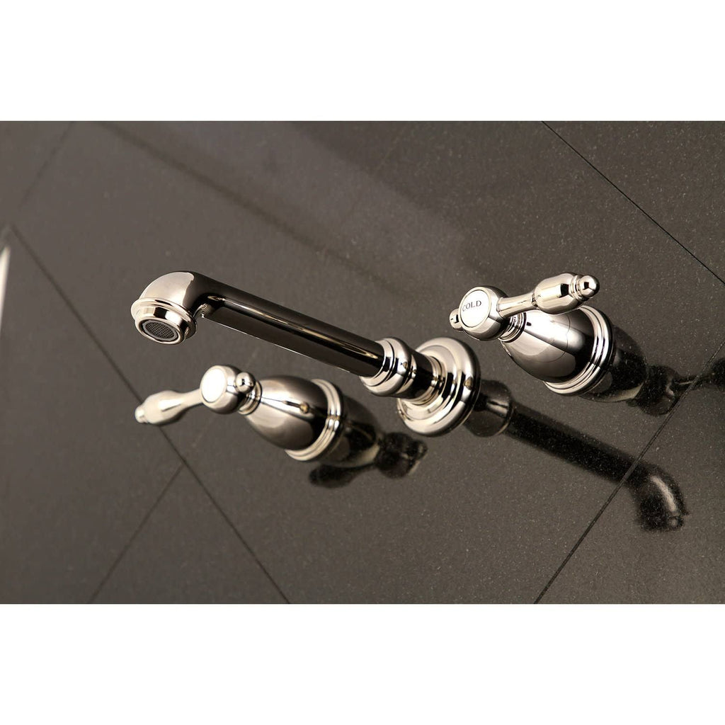 2-Handle Wall Mount Roman Tub Faucet, Oil Rubbed Bronze D101