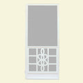 36 in. x 80 in. White Outswing Metal Screen Door V75680
