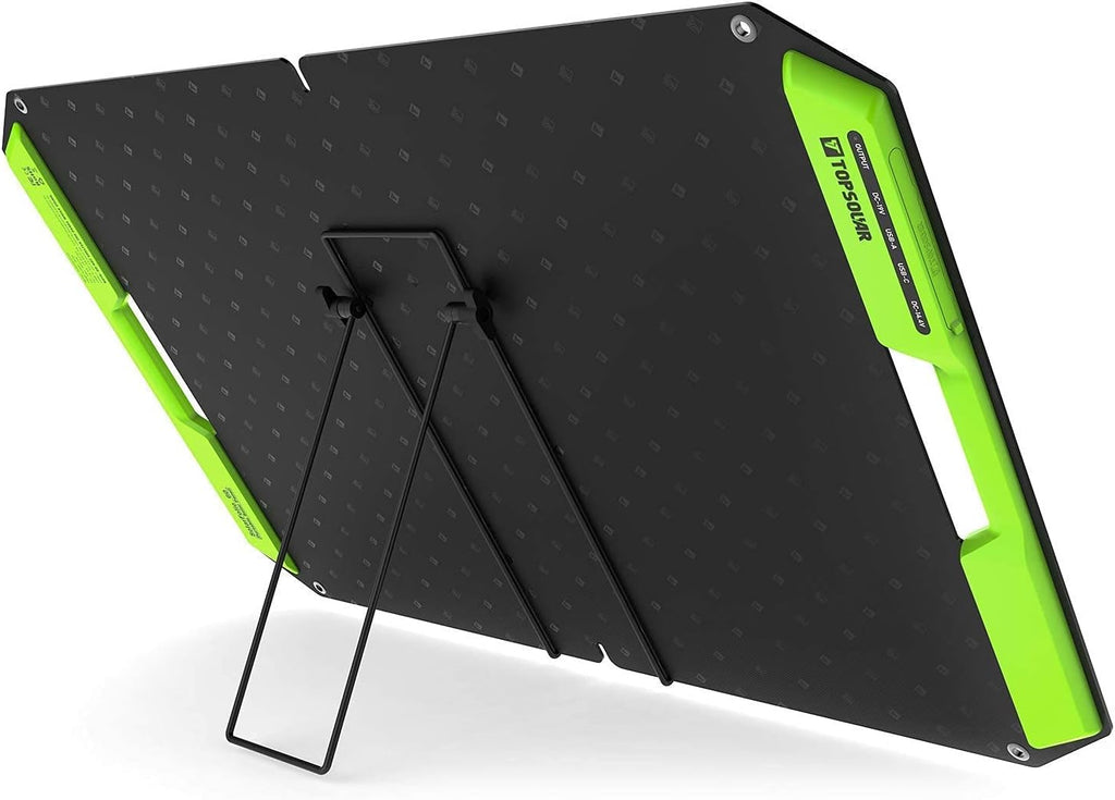60W Foldable Portable Solar Panel Charger Kit with Dual USB Ports X9745