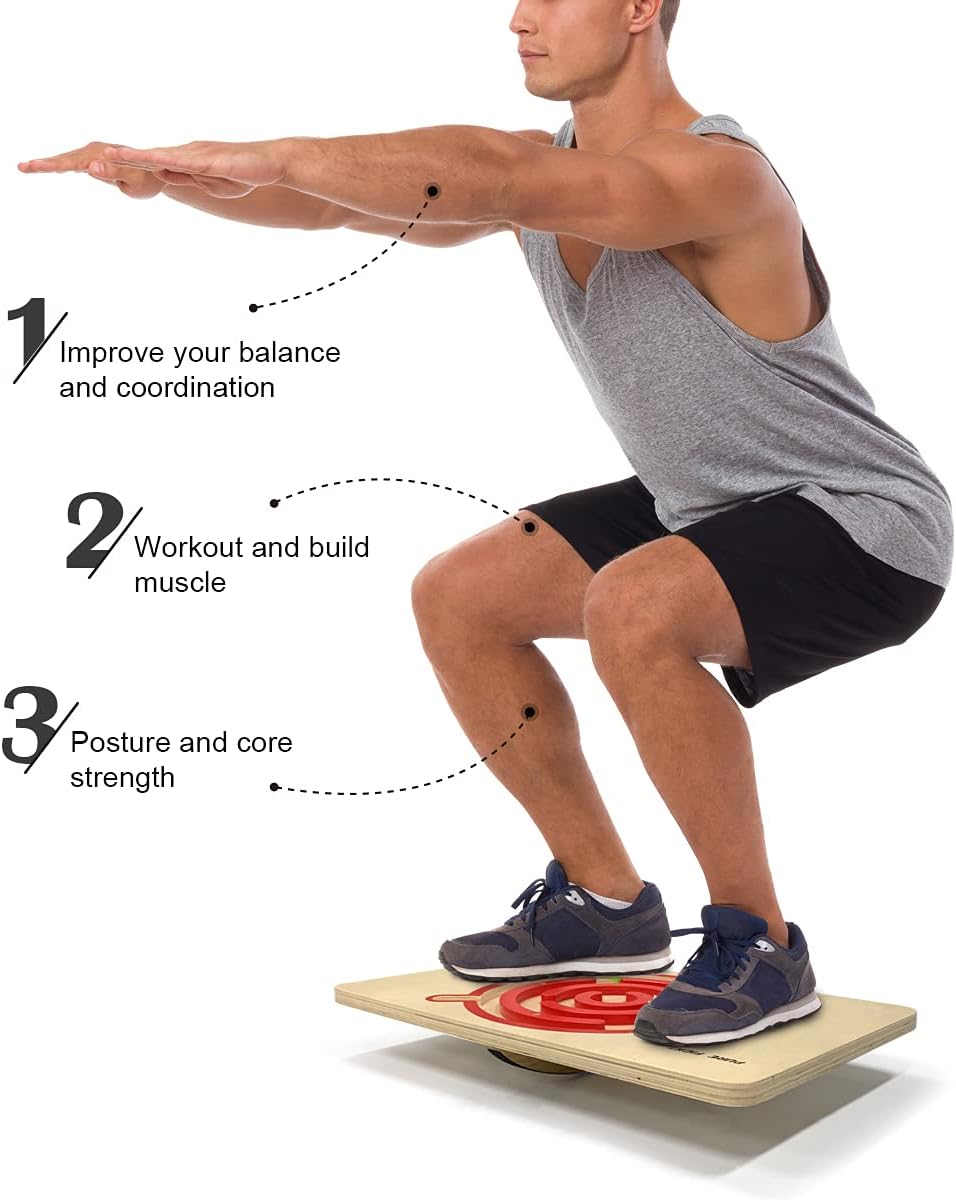 Maze Balance Board Wooden X-Large O907140