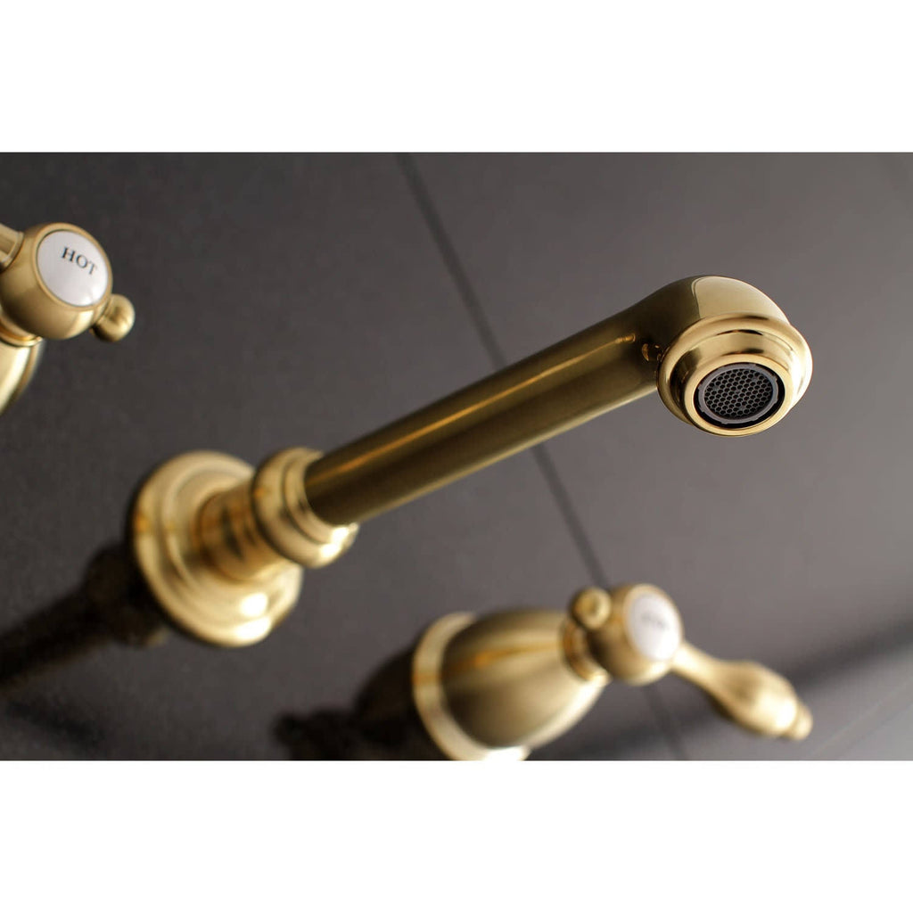 2-Handle Wall Mount Roman Tub Faucet, Oil Rubbed Bronze D101