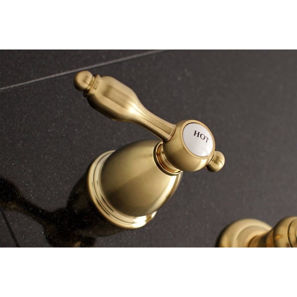 2-Handle Wall Mount Roman Tub Faucet, Oil Rubbed Bronze D101