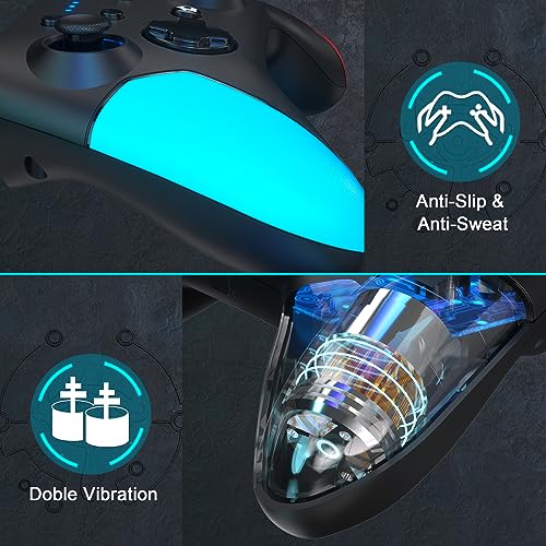 Wireless Pro Controller for Nintendo Switch 2/Switch/Lite/Switch OLED/PC with Wake-up, Turbo Vibration J791
