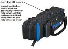 Ice Fishing Rod and Tackle Bag Semi Soft Case N591