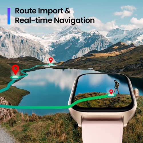 Black 43mm Smart Watch with GPS P75161