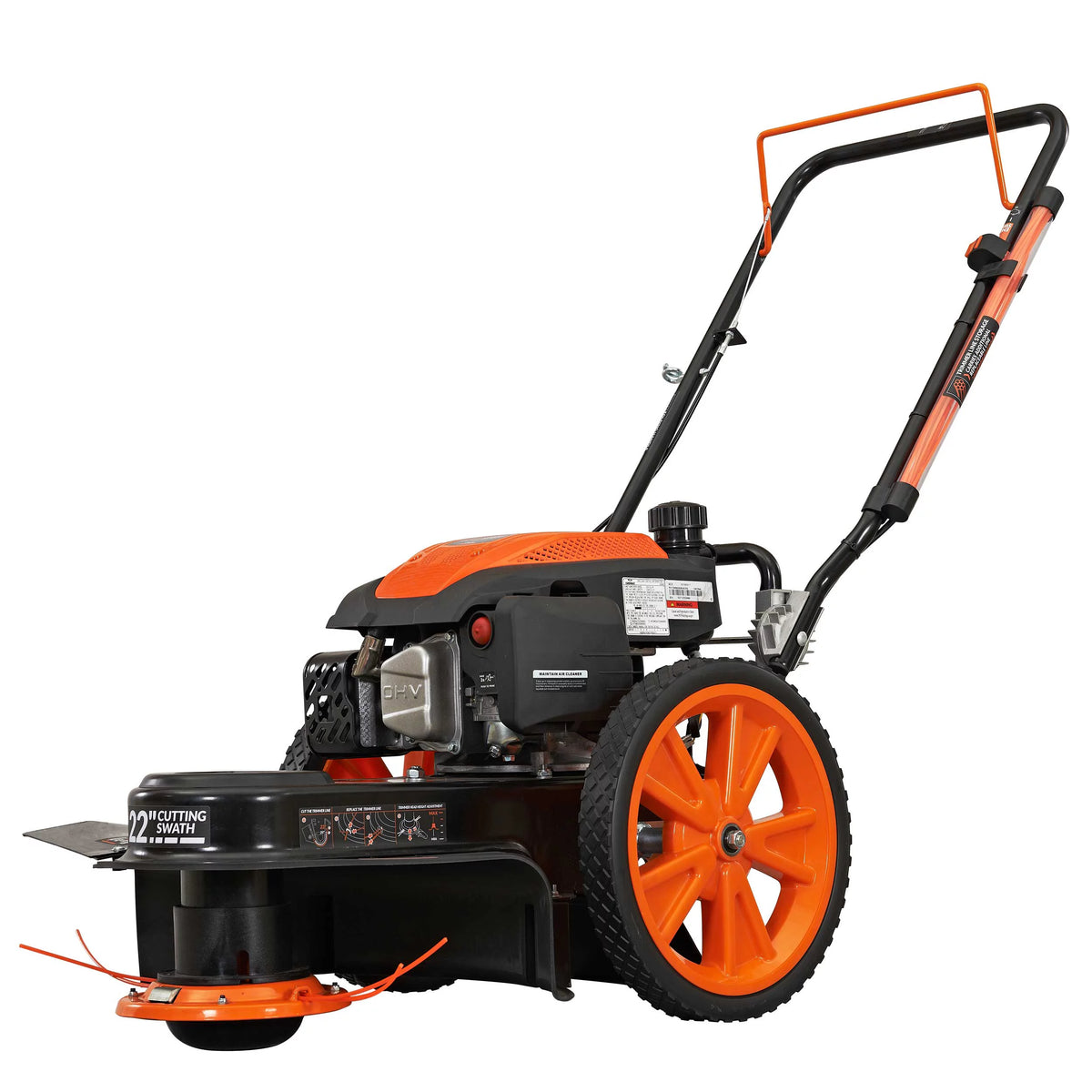 22 in. 170cc Gas Walk Behind String Trimmer Mower D69332