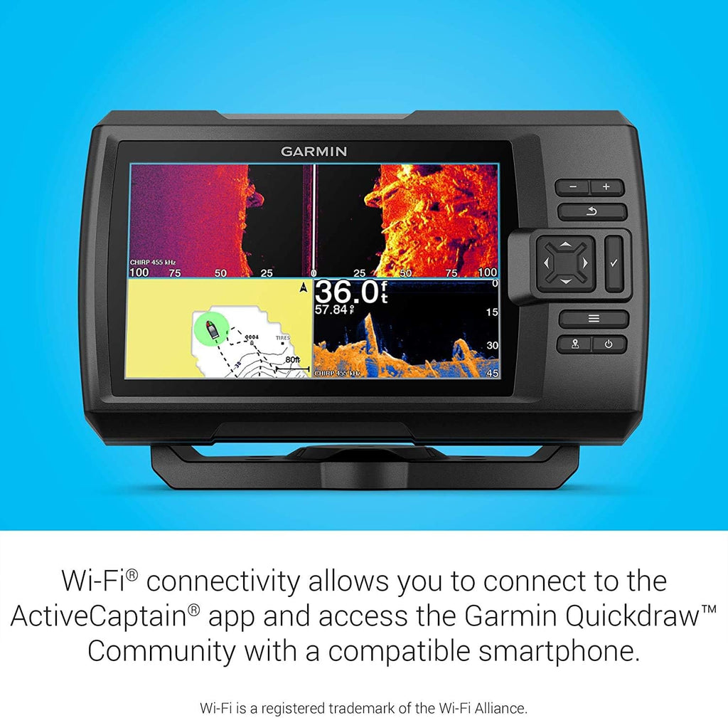 7-inch Color Fishfinder with Transducer and Protective Cover H10902