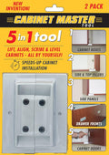 5-in-1 Cabinet Installation Jig Aluminum 2pc Pack W637