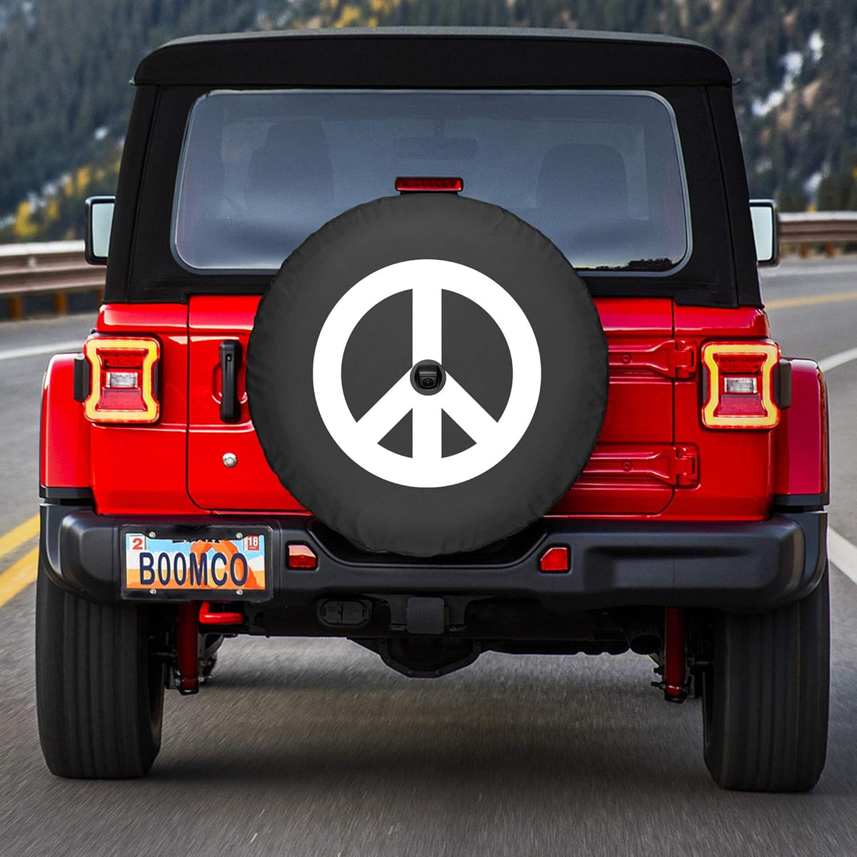 Soft Tire Cover for Jeep Wrangler JL with Back-up Camera K102