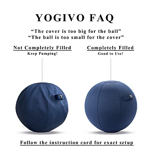 Exercise Ball Chair with Cover and Pump O44845