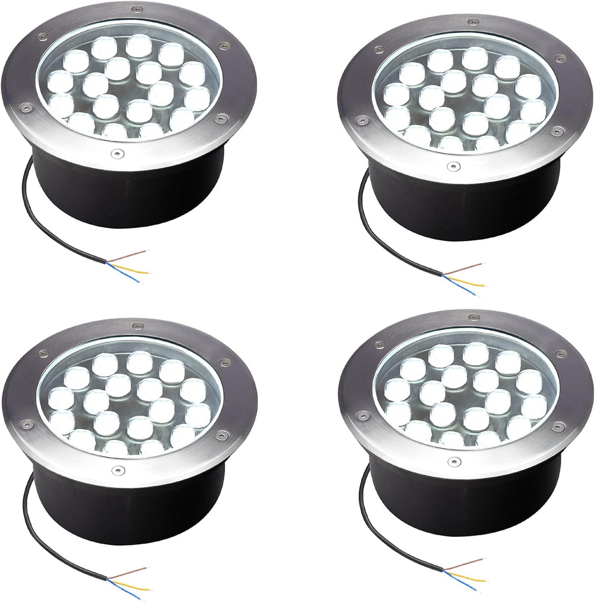 5W Waterproof White LED Well Landscape Light Pack of 4 G511004