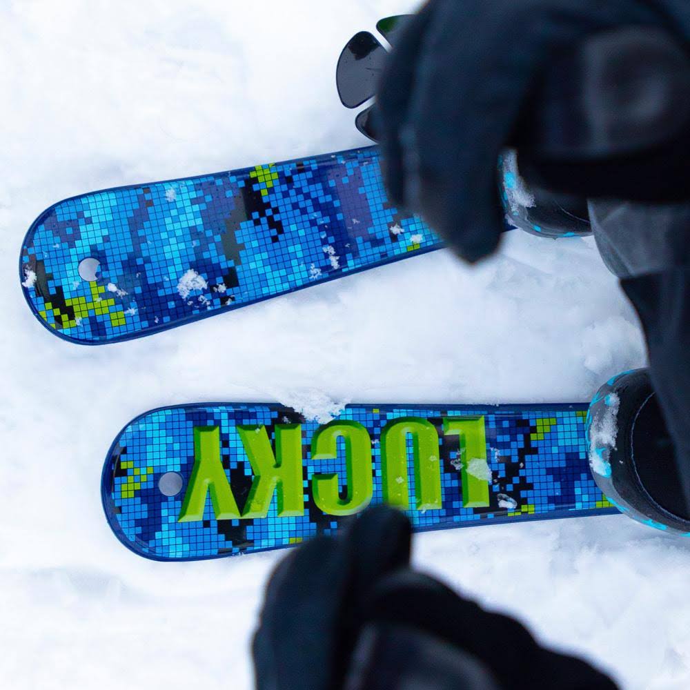 Plastic Skis with Poles 70 cm A709739