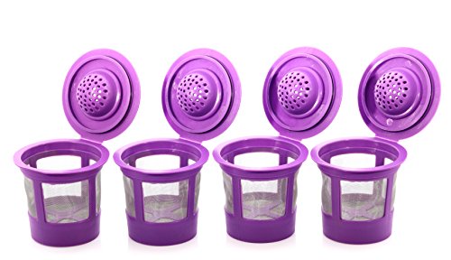 4 Pack Reusable K Cups Coffee Filter Pod for Keurig U960
