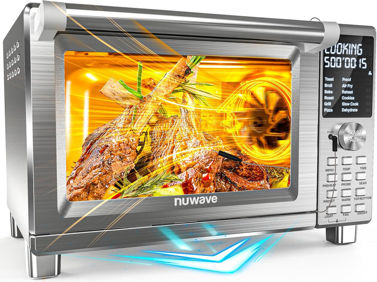 Stainless Steel Air Fryer Toaster Oven with Grill Combo, 30QT P520