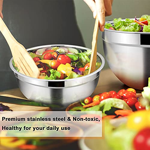 Stainless Steel Nesting Mixing Bowl Set of 5 F262