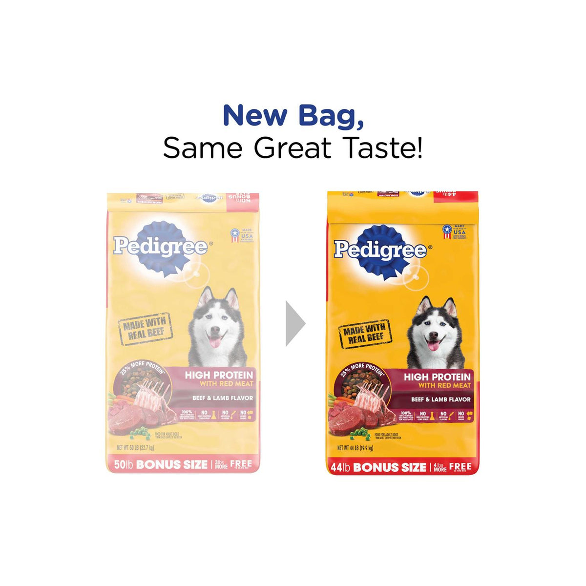 High Protein Adult Dry Dog Food Beef and Lamb D50405