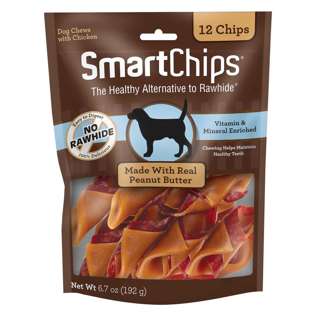Peanut Flavored Dog Chews T2139