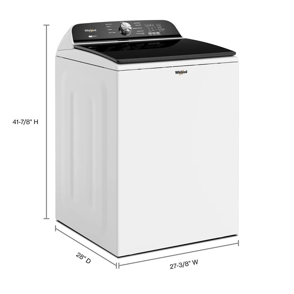 Black High Efficiency Top Load Washer P5842