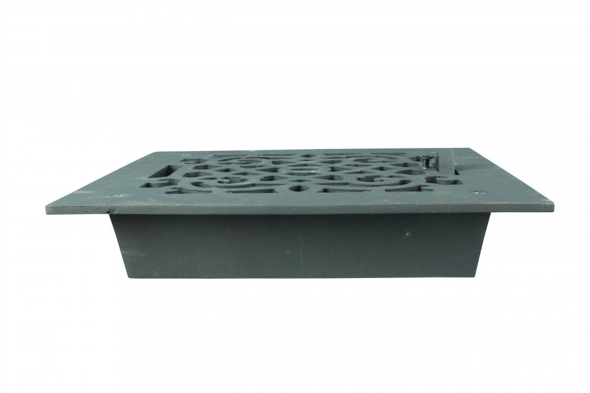 4 Floor Heat Register Louver Vent Cast 8x22 Duct L4825