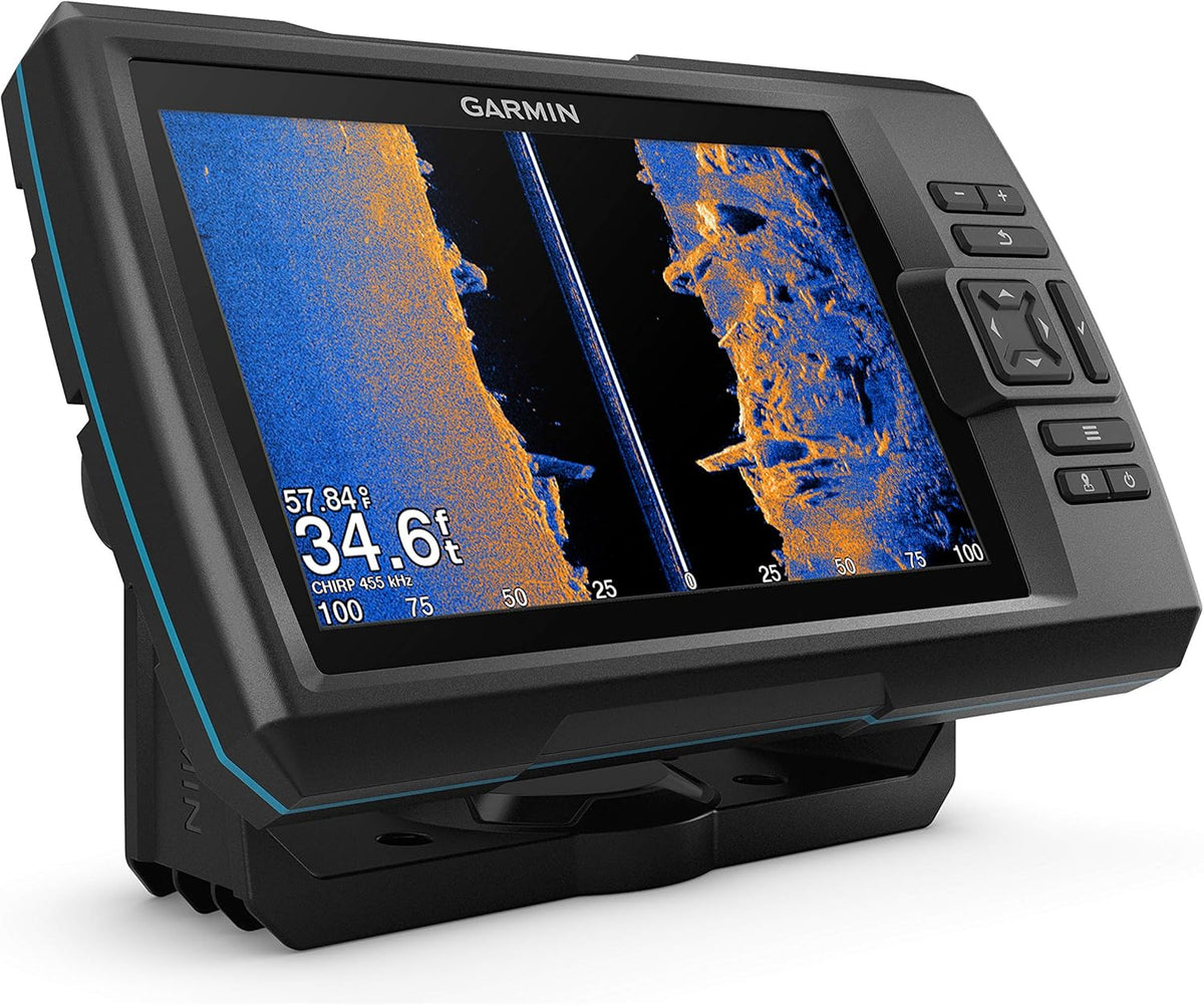 7-inch Color Fishfinder with Transducer and Protective Cover H10902