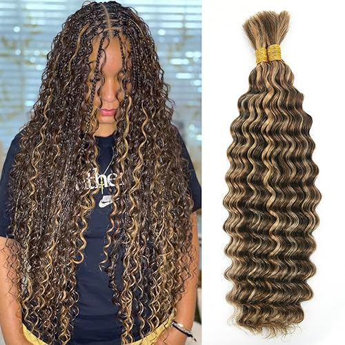100g 100% Unprocessed Brazilian Virgin Curly Braiding Human Hair Extensions J2309
