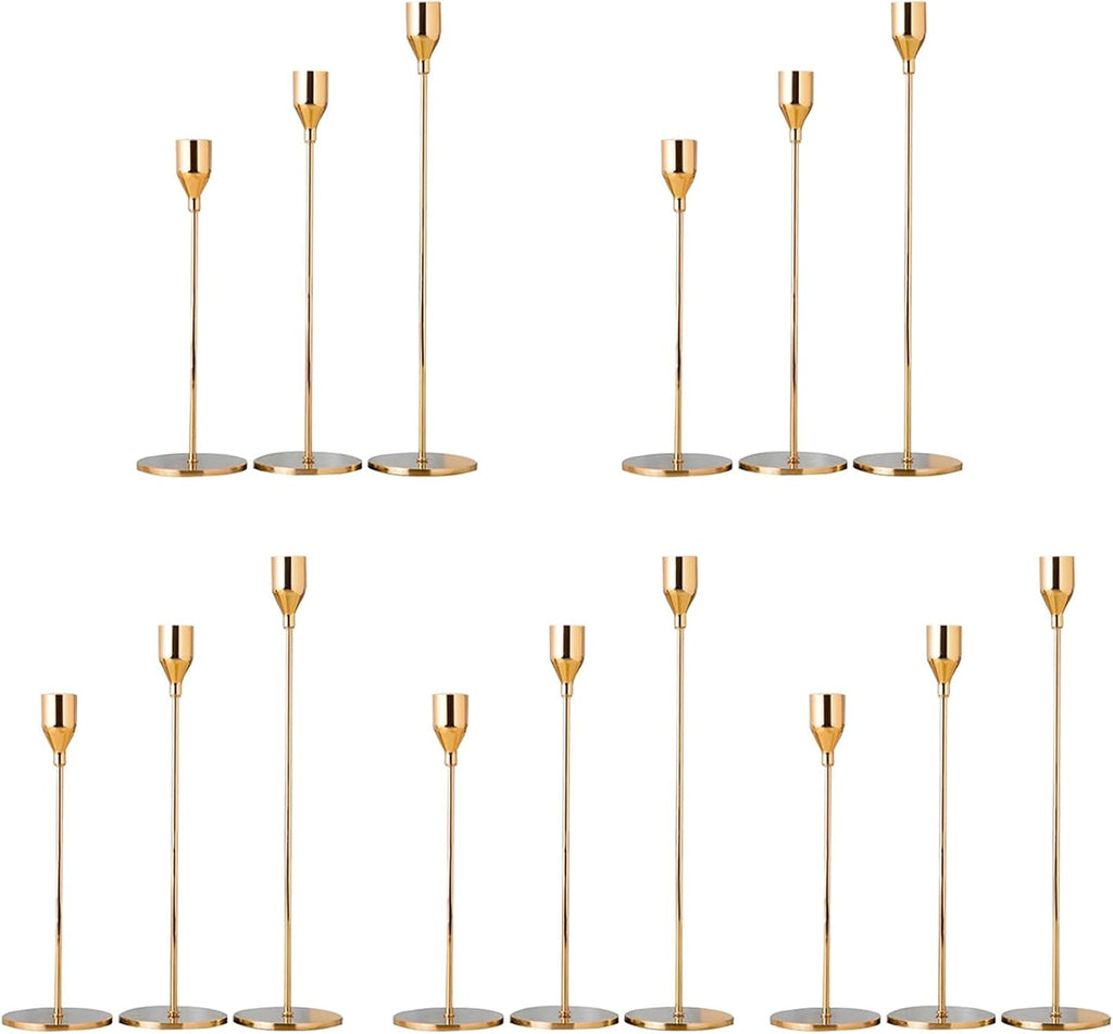 Black Taper Candle Holders Set of 3 Z260323
