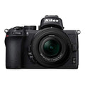 Compact mirrorless camera with wide-angle and telephoto zoom lenses Q492625