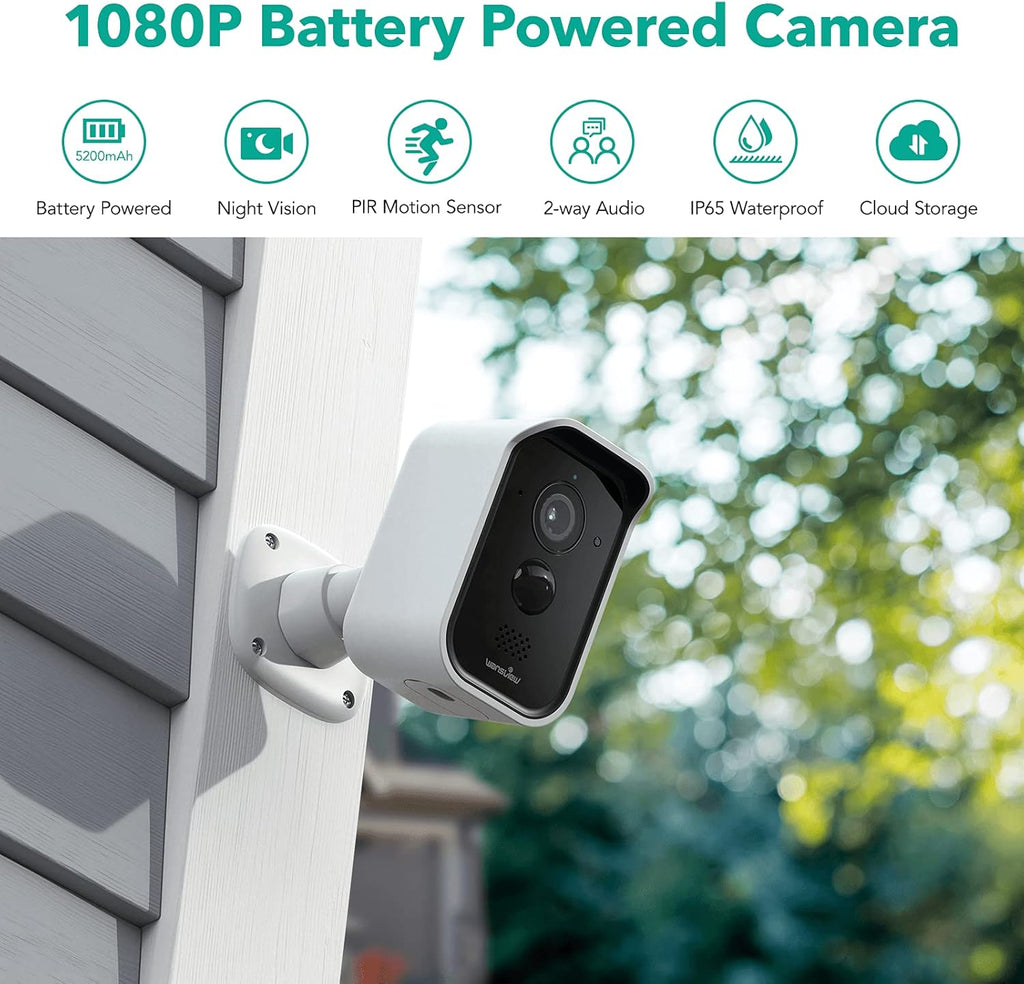 1080P HD Wireless Rechargeable Battery Powered Security Camera Y8726